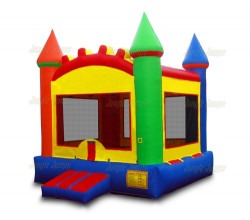 Arch Style Multi-Color Castle Bounce House