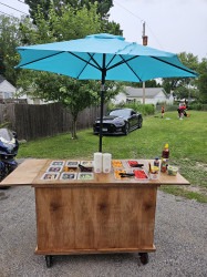 Rolling Charcuterie Cart