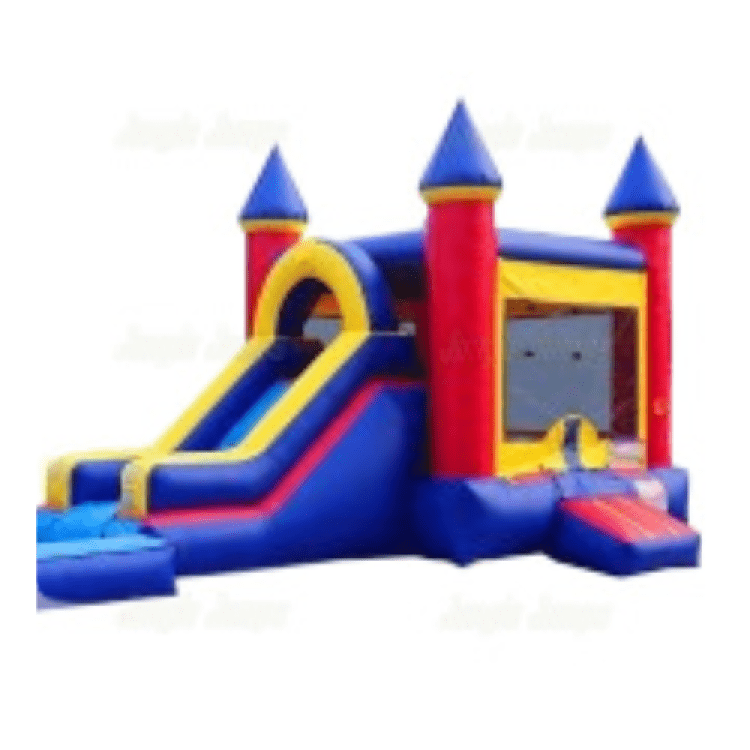 Blue & Red Combo with slide(DRY ONLY NO POOL)